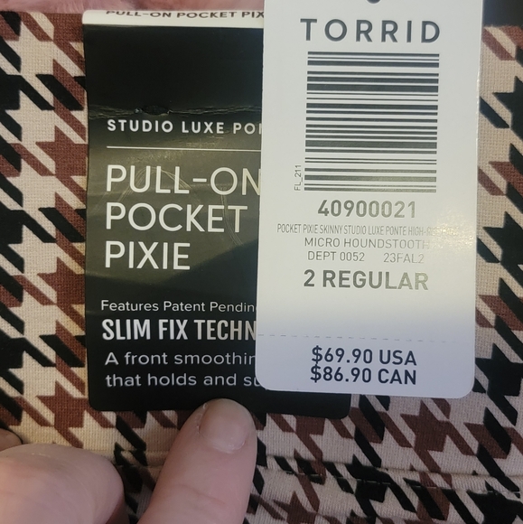 Nwt Pixie Luxe Ponte Skinny Pant - Picture 3 of 6